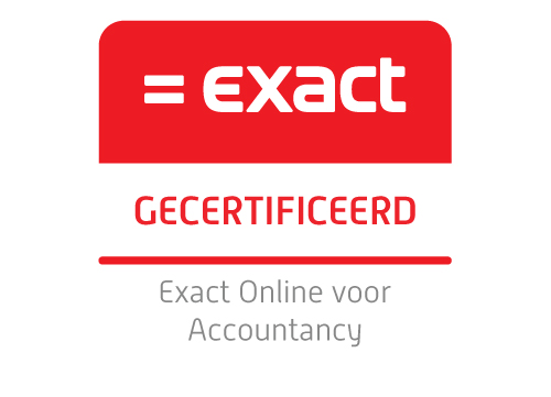 Ons kantoor is gecertificeerd Exact Online voor Accountancy 